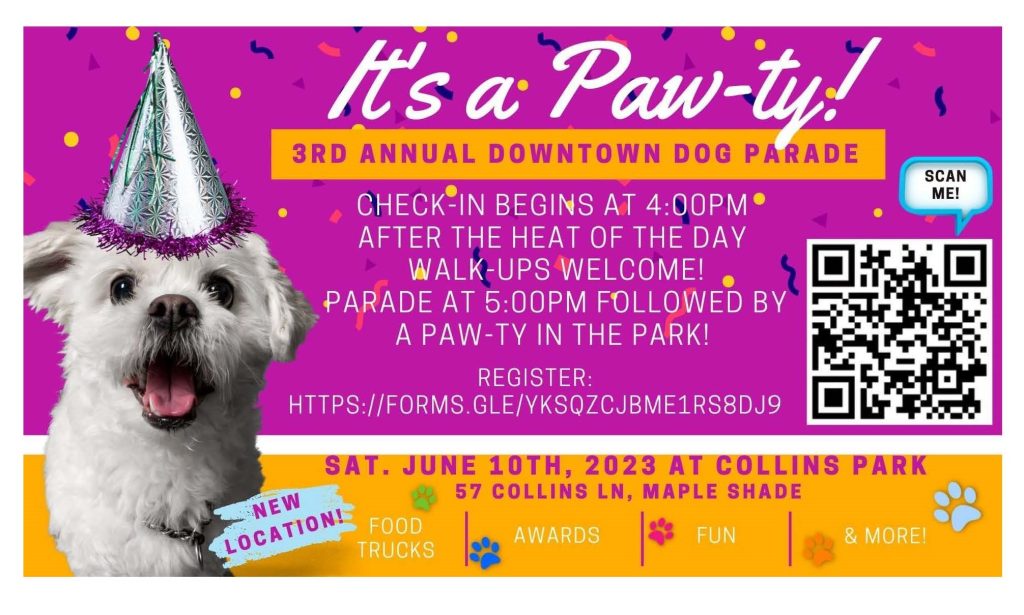 3rd Annual Downtown Dog Parade Maple Shade Township