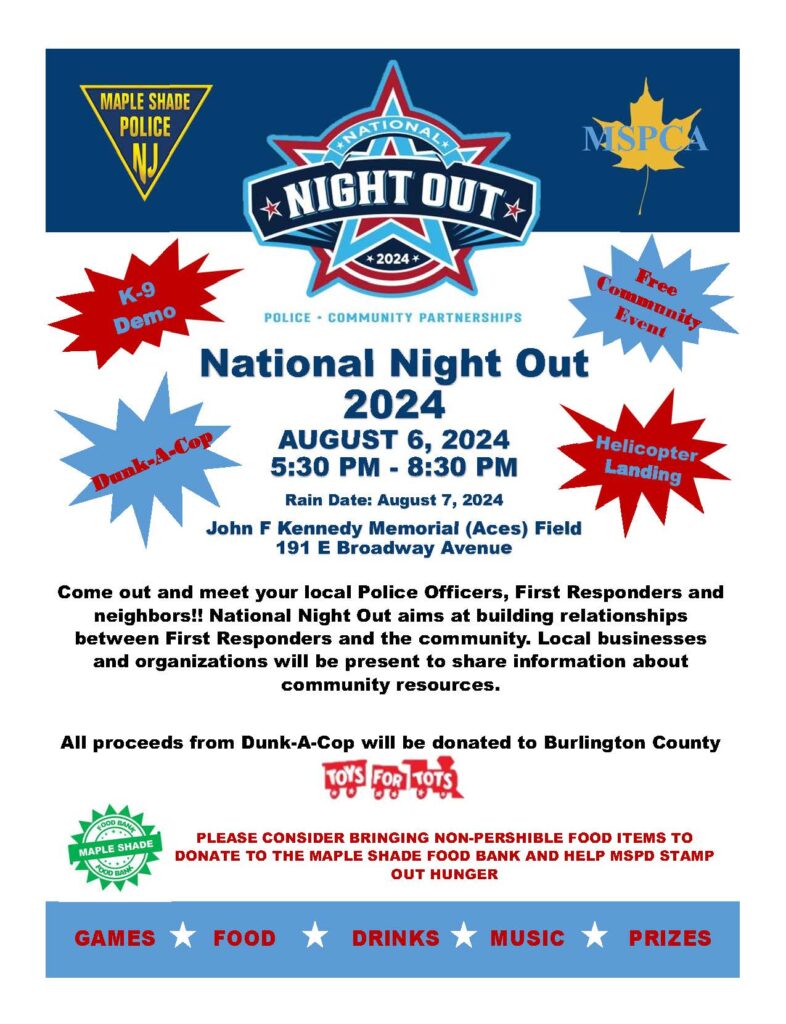 National Night Out – Maple Shade Township