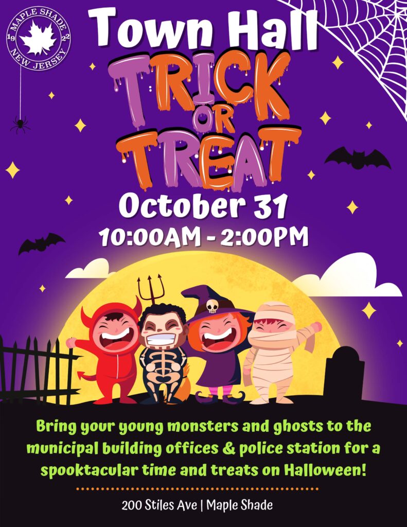 Town Hall Trick or Treat – Maple Shade Township