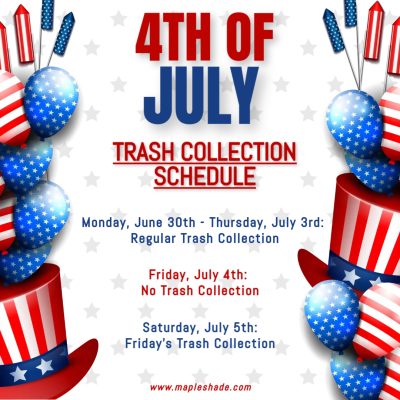 2025 4th of July Trash Collection Schedule 2025 4th of July Trash Collection Schedule